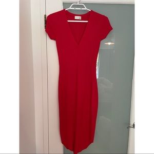 Aritzia Wilfred Free Red Dress XS